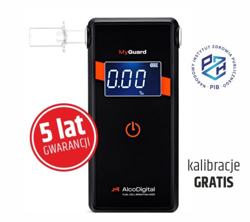 Alkomat AlcoDigital MyGuard – zdjęcie urządzenia